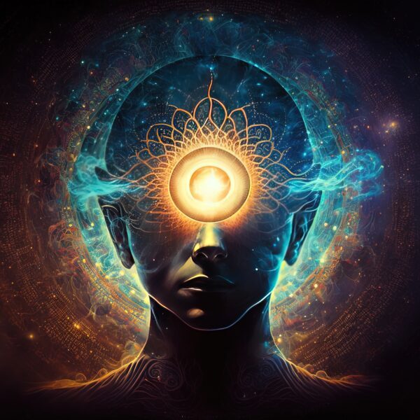 The Source of Consciousness, energy of the universe, life force, prana, the mind of God and spirituality. Generative AI